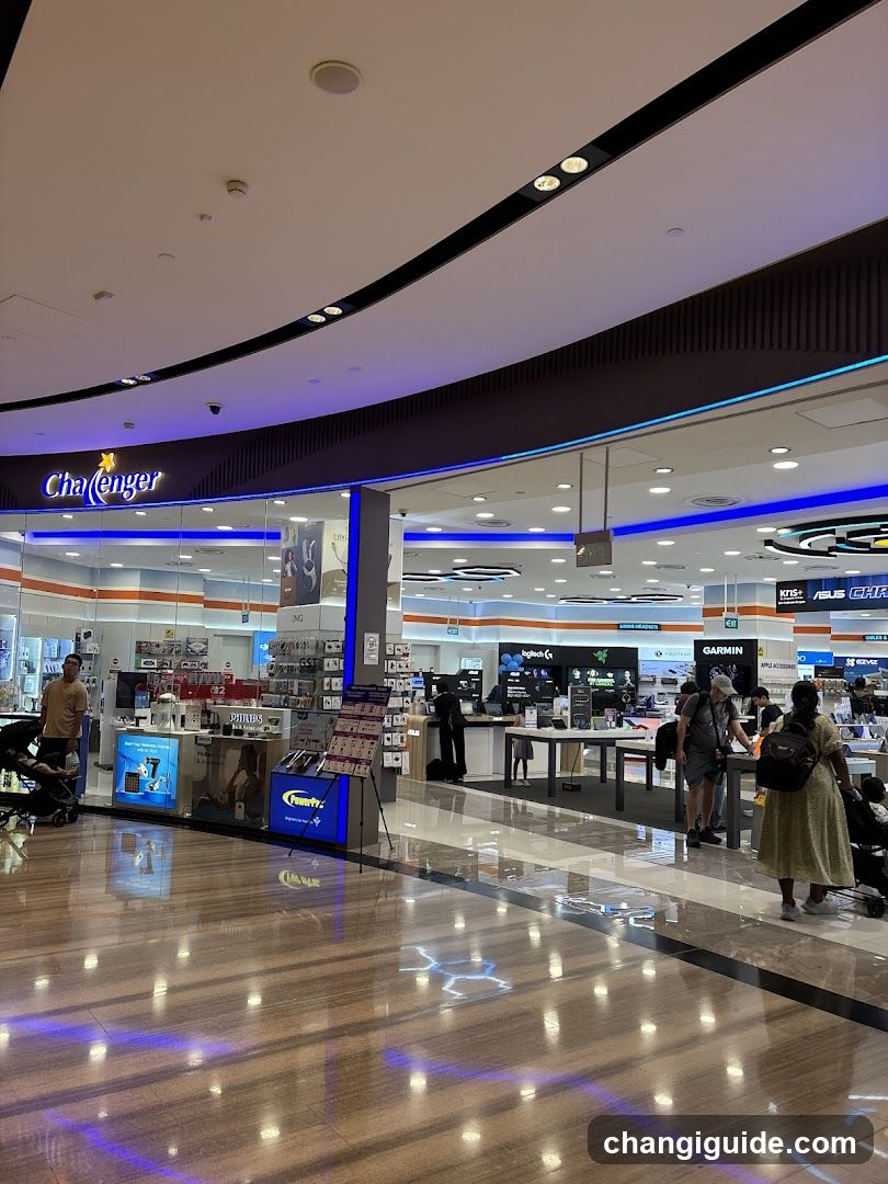 Charger Electronics Store Interior