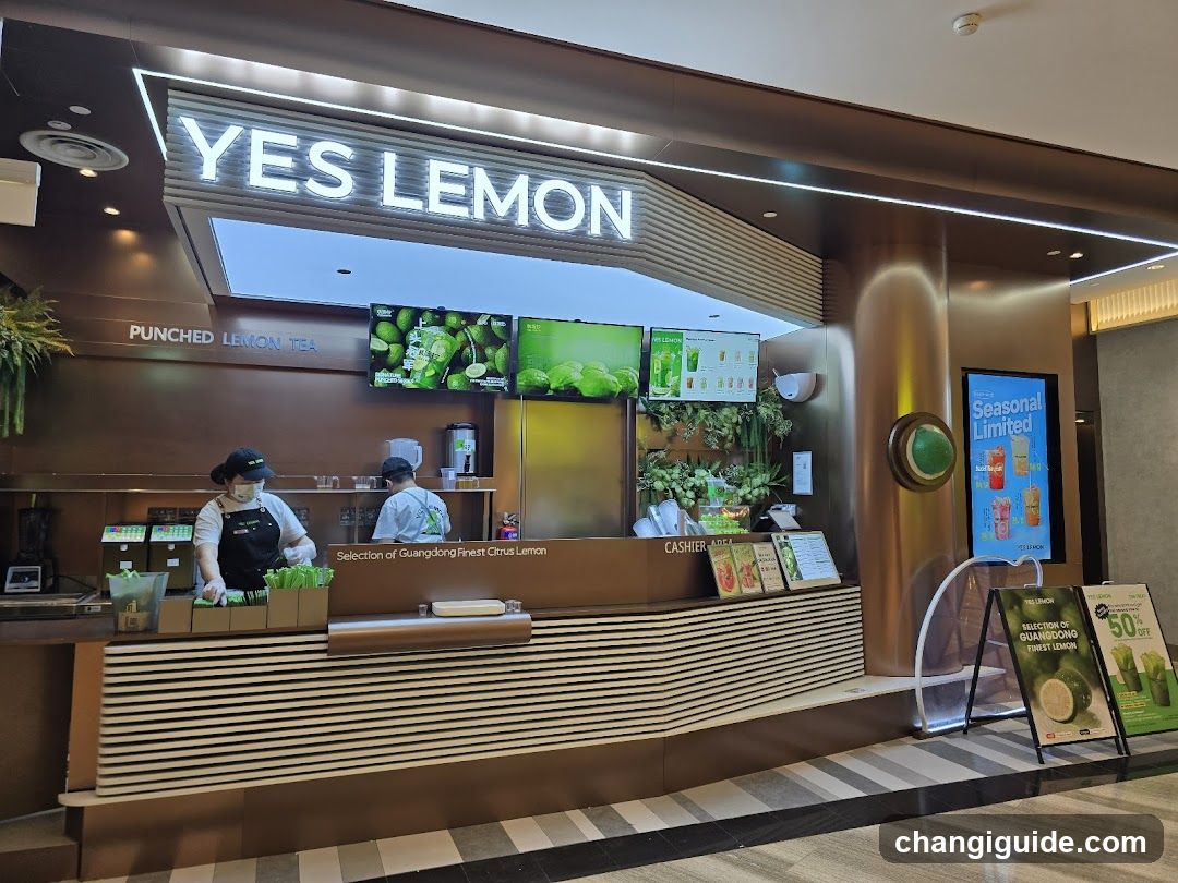 YES LEMON Storefront Interior View