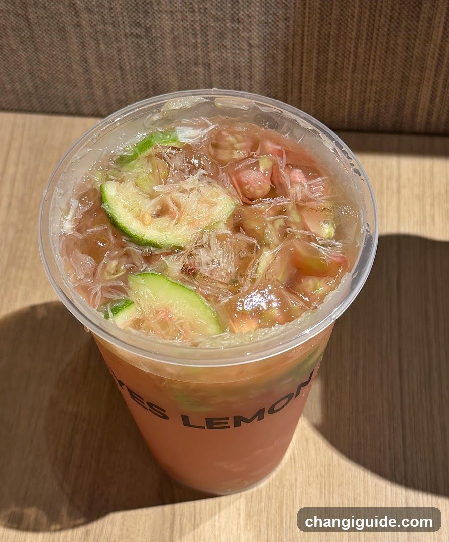 Cucumber Lemonade with Tomatoes