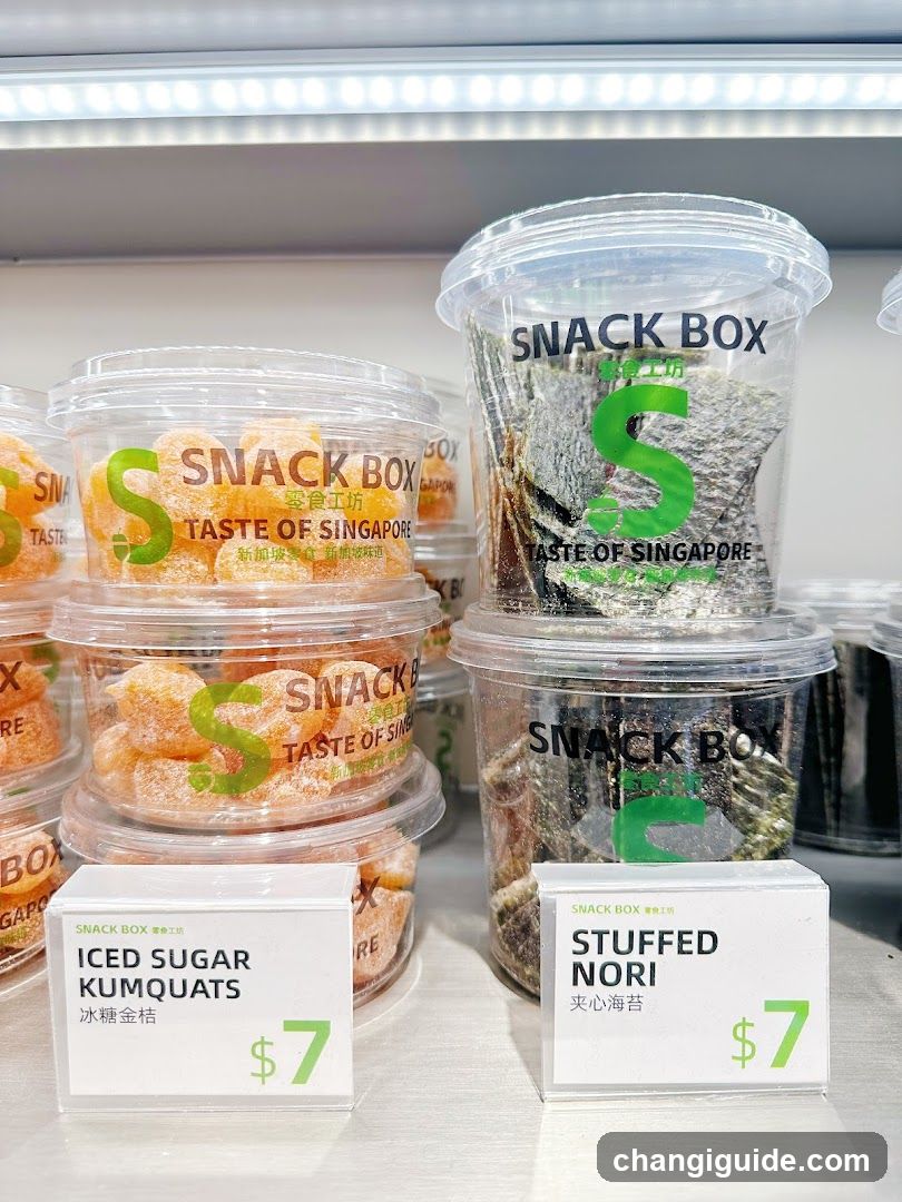 Snack Box Products Display