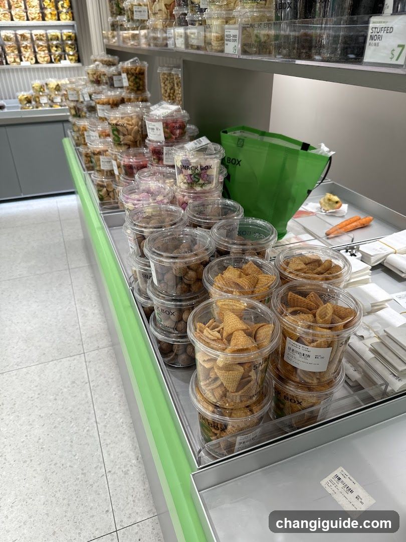 Snack Display in Store