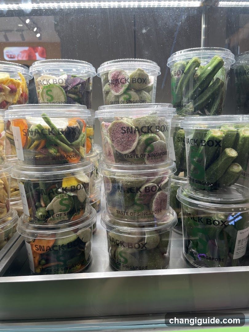 Snack Box Frozen Vegetables Display