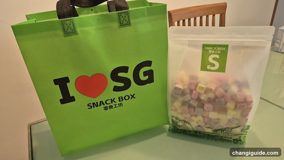 Snack Box Shopping Bag and Product