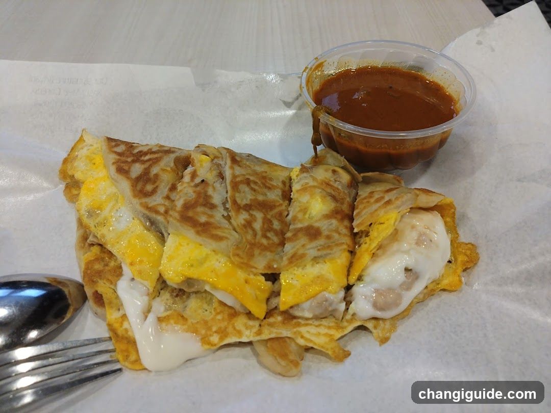Roti Prata with Sauce