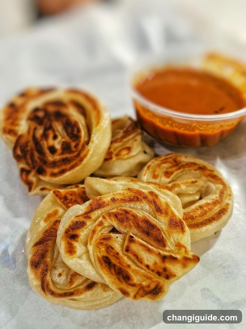 Flaky Pastries with Sauce