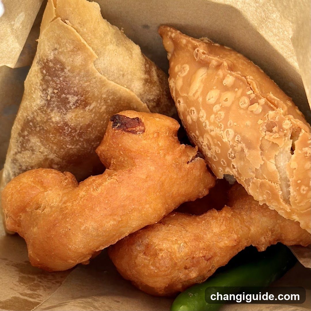 Fried Food in Paper Bag