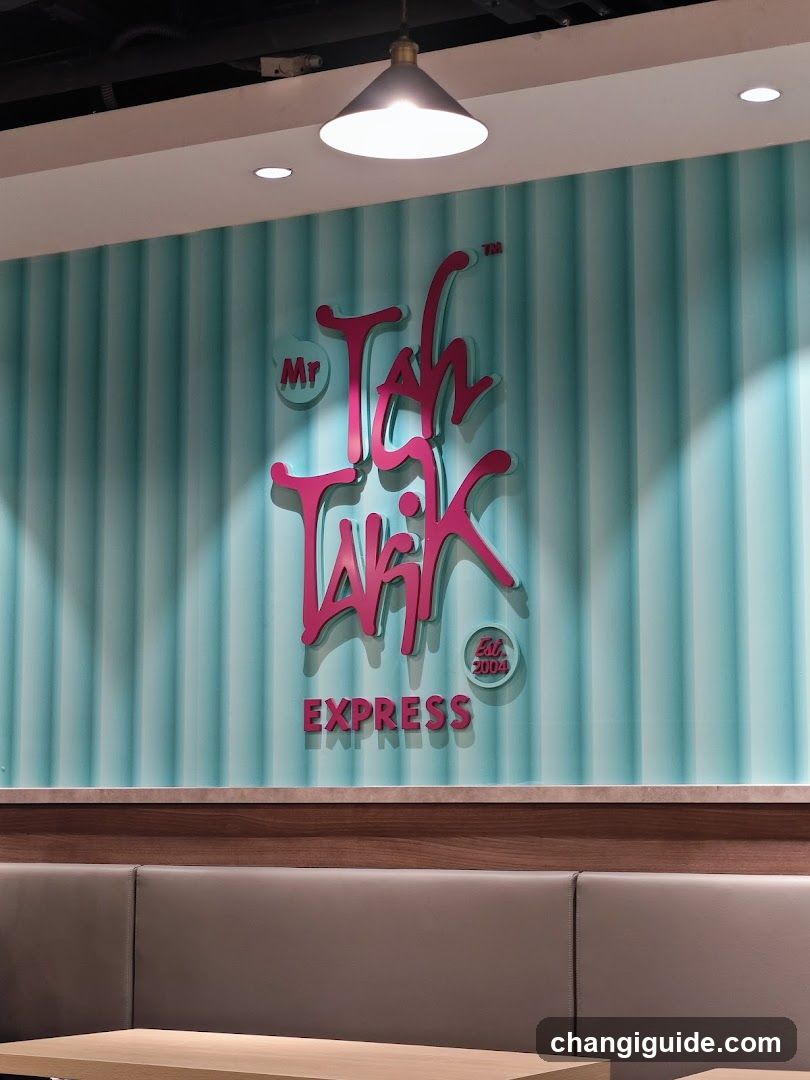 My Teh Tik Express Interior Signage