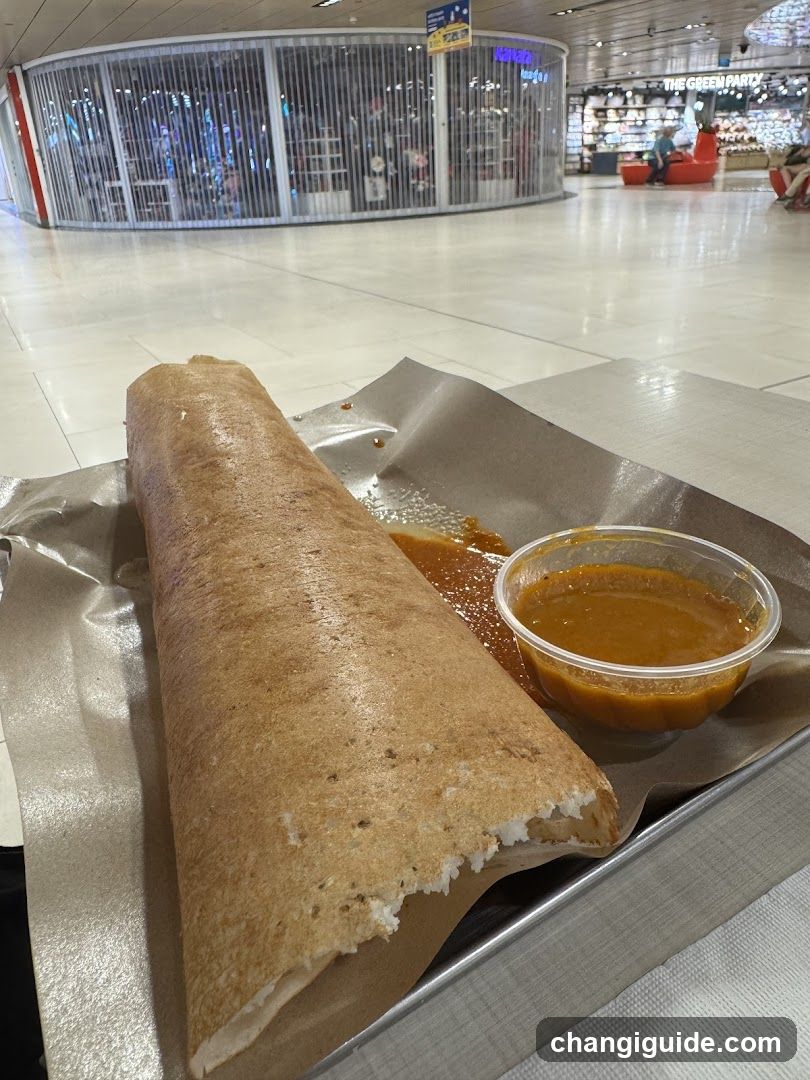 Dosa in Airport Food Court