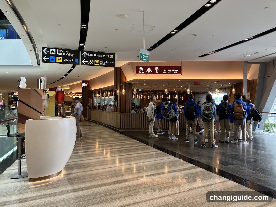 Airport Terminal Interior with Group of People