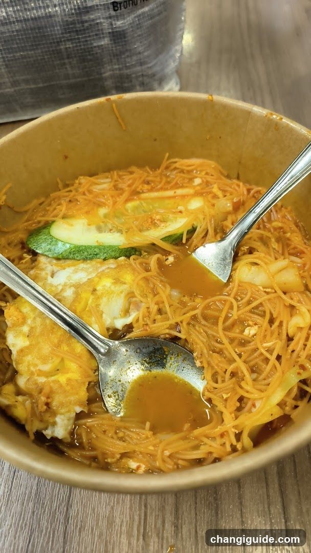 Noodle Bowl with Egg and Zucchini