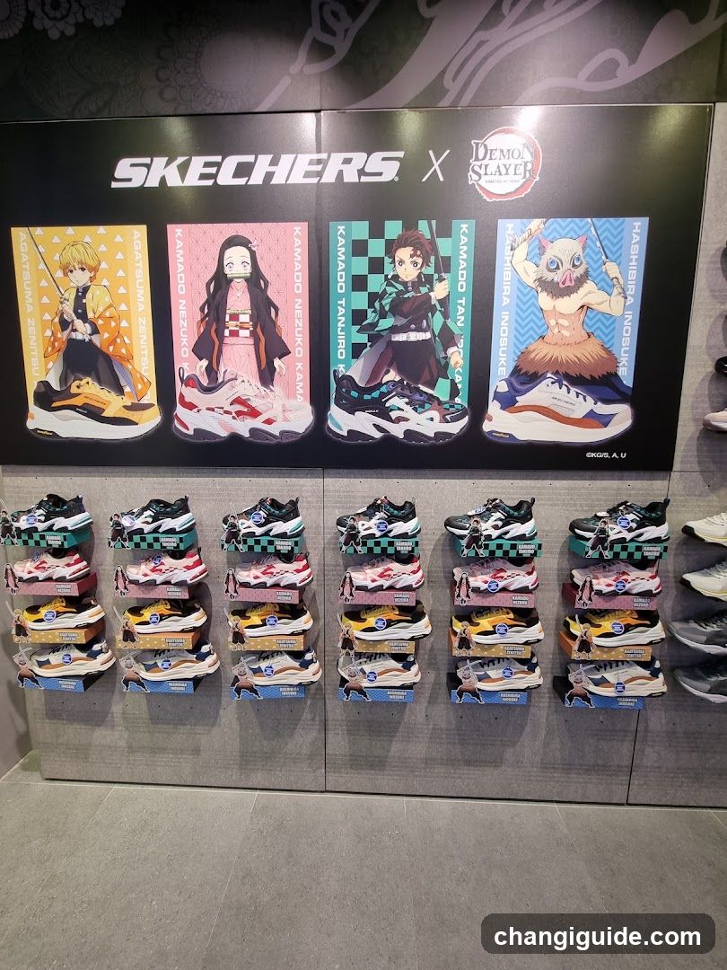 Skechers x Demon Slayer Collaboration Display