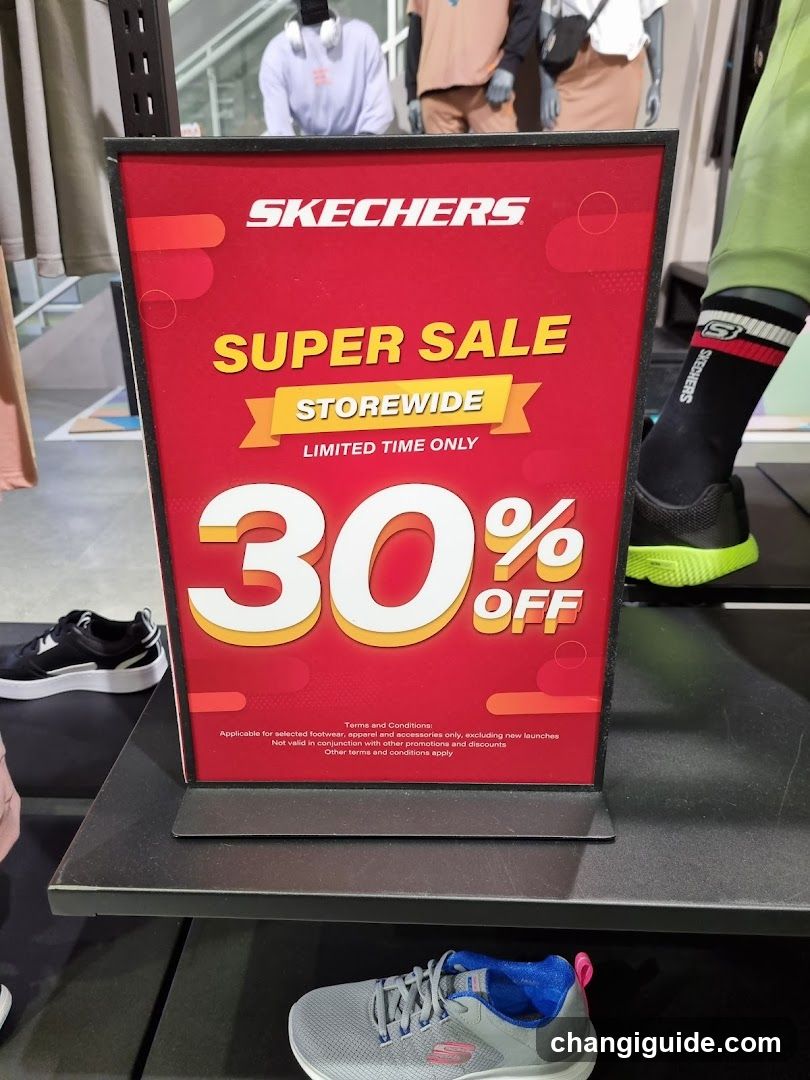Skechers Super Sale Signage