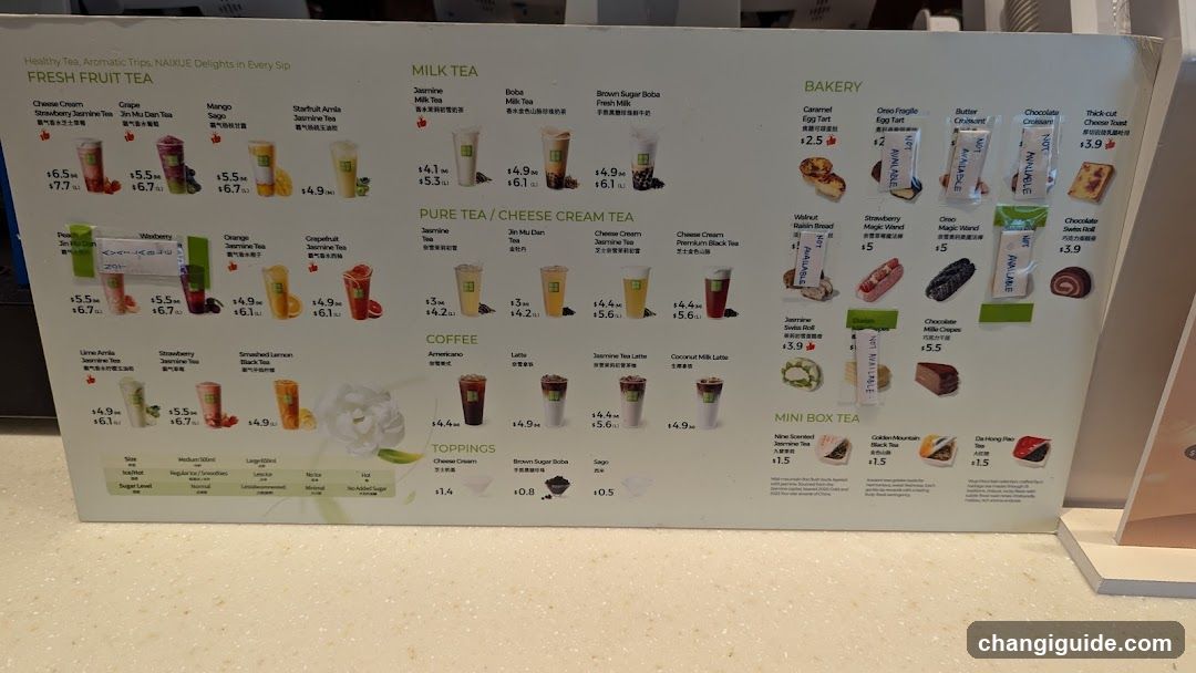 NANJUE Menu Board