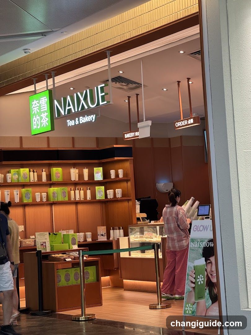 NAIXUE Tea & Bakery Store Interior