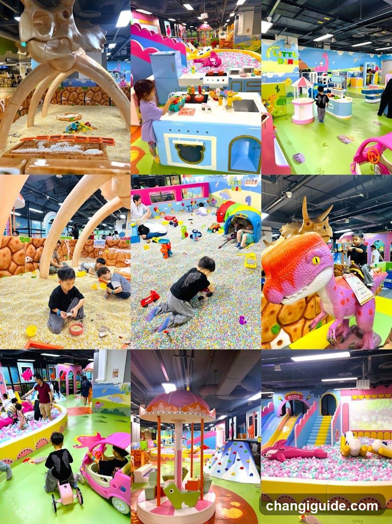 Indoor Children's Play Area Collage