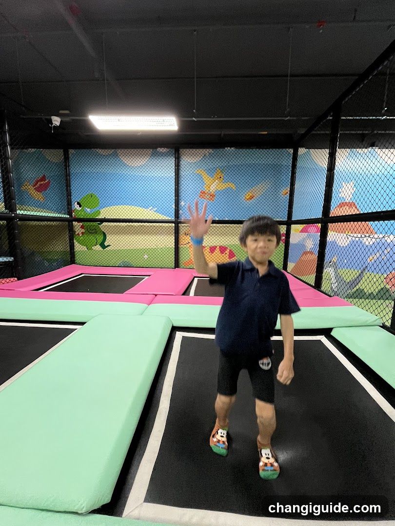 Indoor Trampoline Park Interior