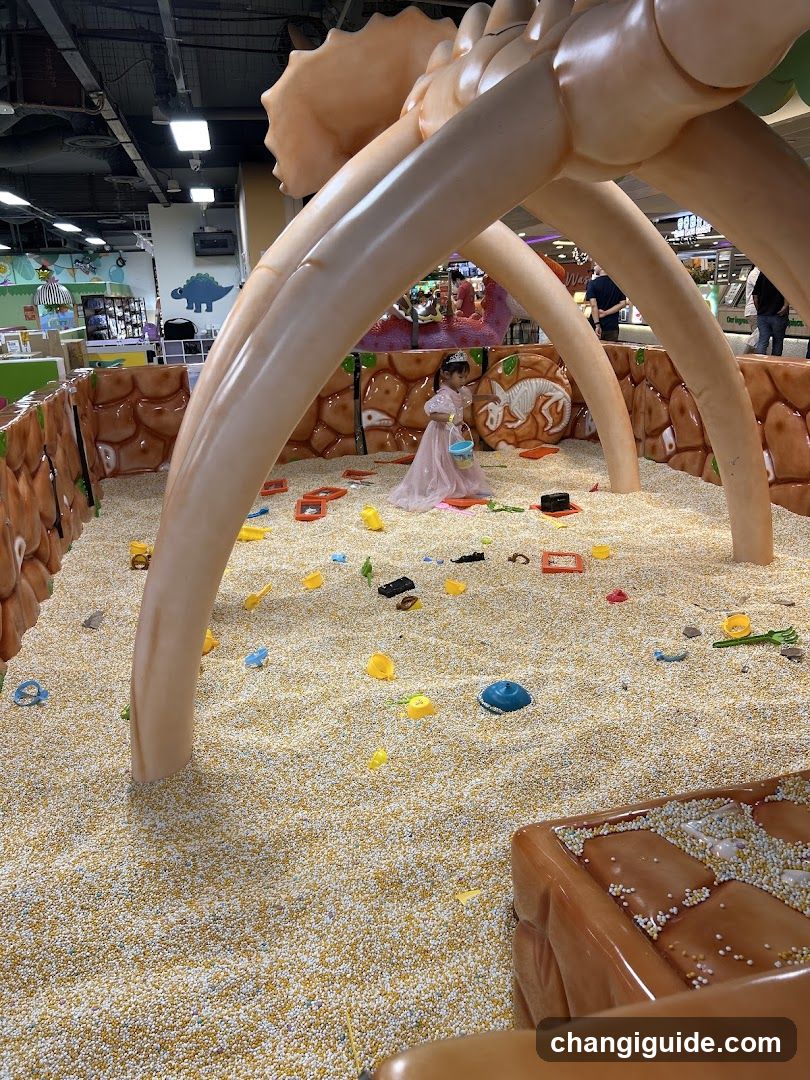 Play Area with Sandpit and Whale Structure