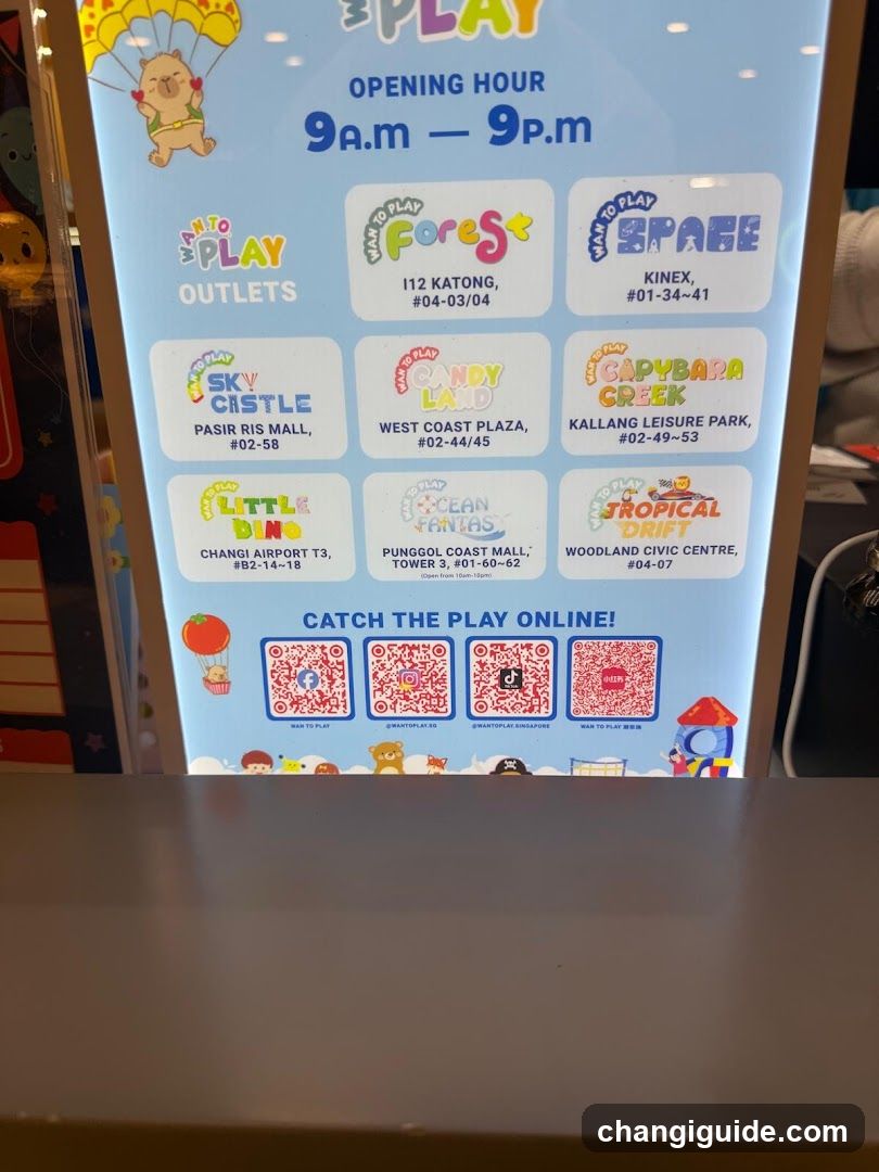 Catch the Play Outlets Signage