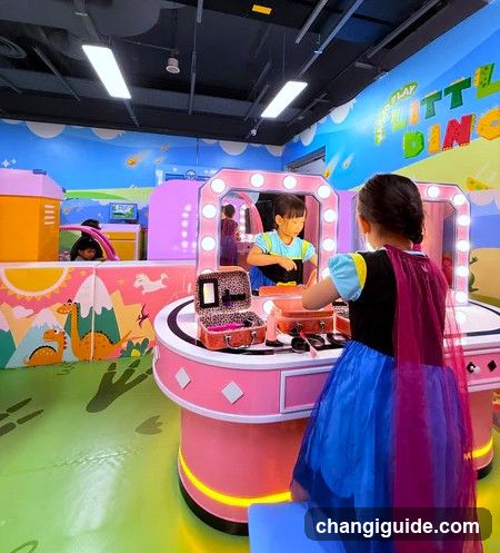 Children's Play Area with Makeup Station