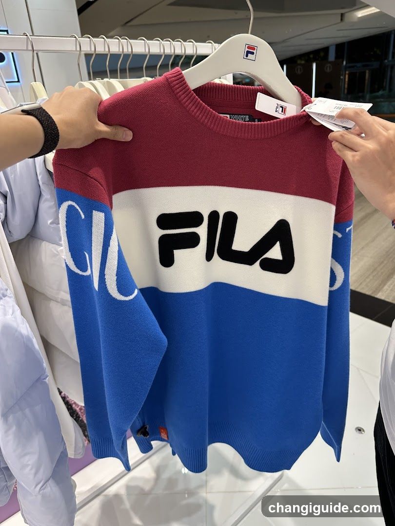 Fila Sweater Display
