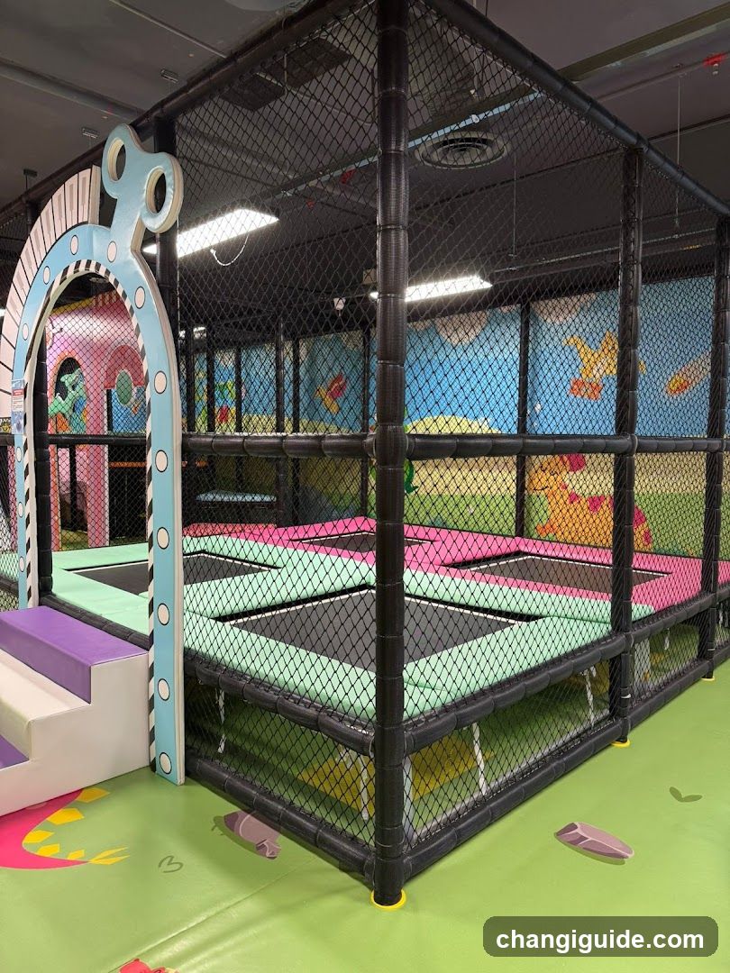 Indoor Play Area with Trampoline