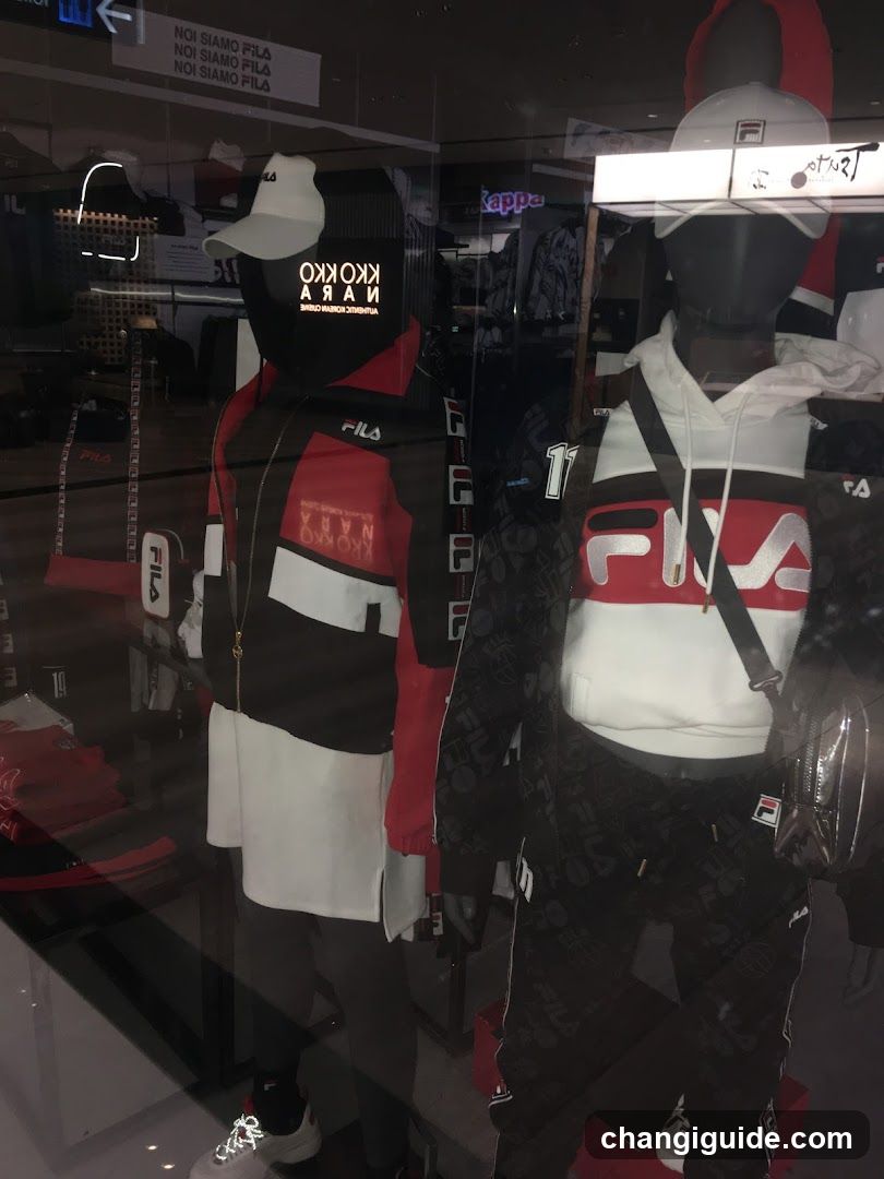 Fila Storefront Display