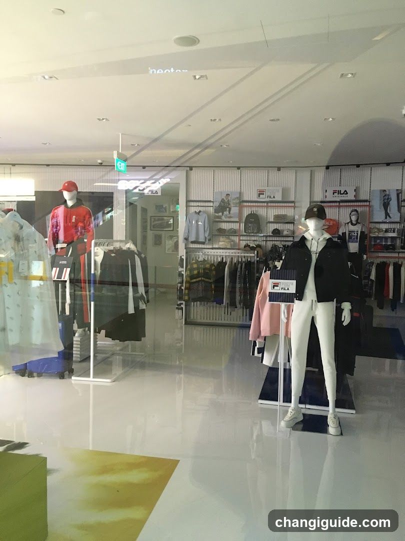 FILA Store Interior Display
