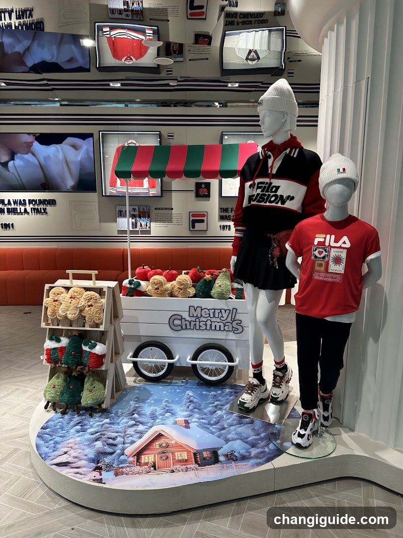 Fila Holiday Display