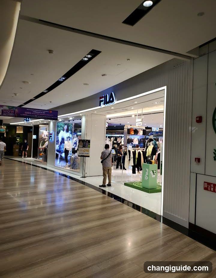 FILA Store Entrance