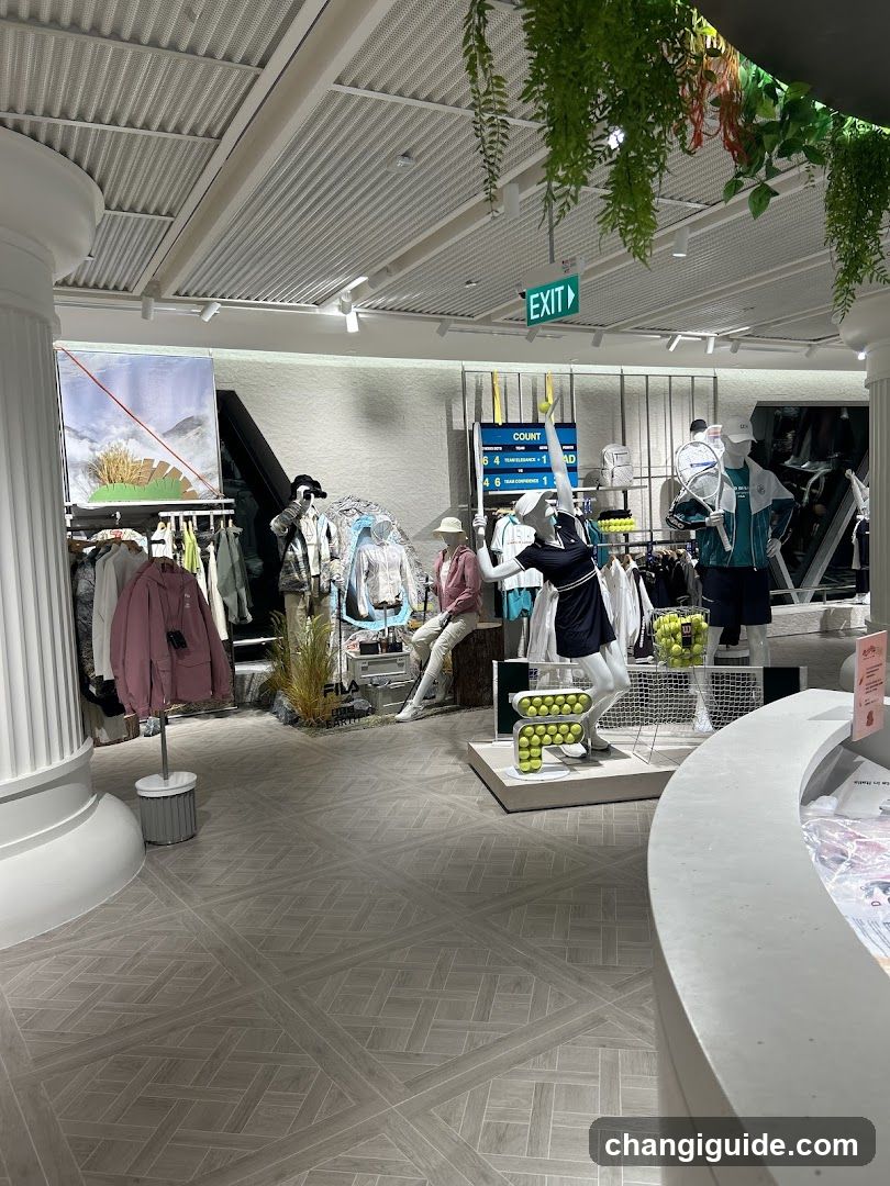 Tennis Apparel Store Interior