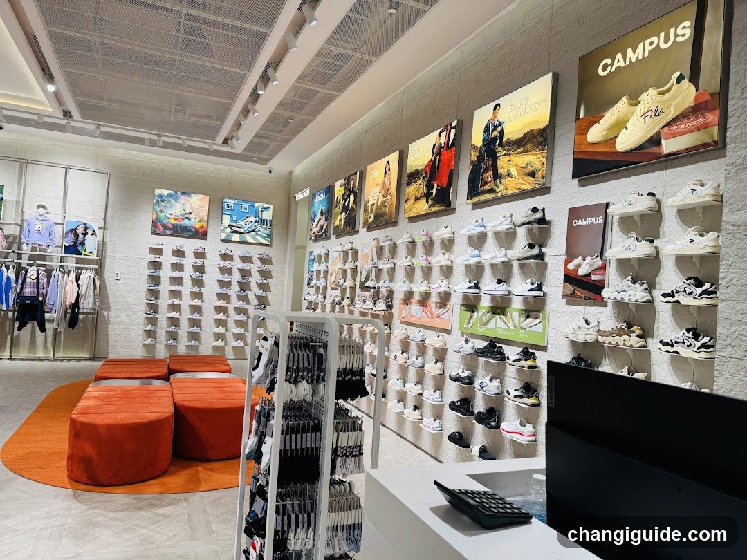 Fila Shoe Store Interior