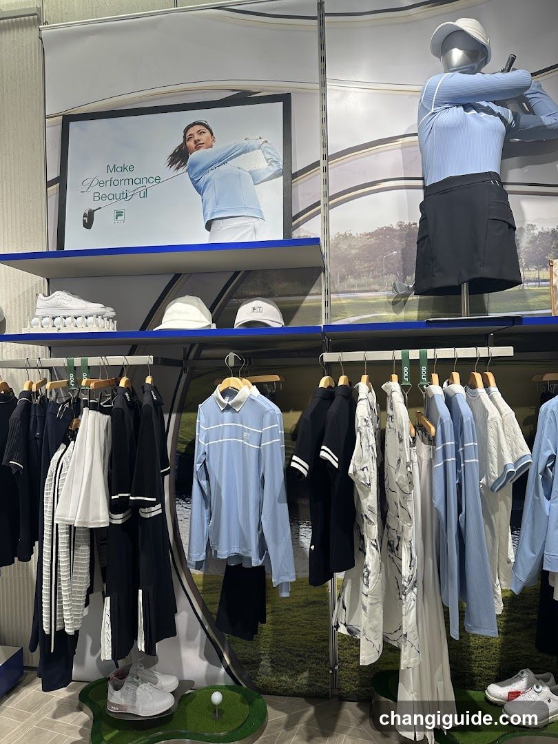 Golf Apparel Display