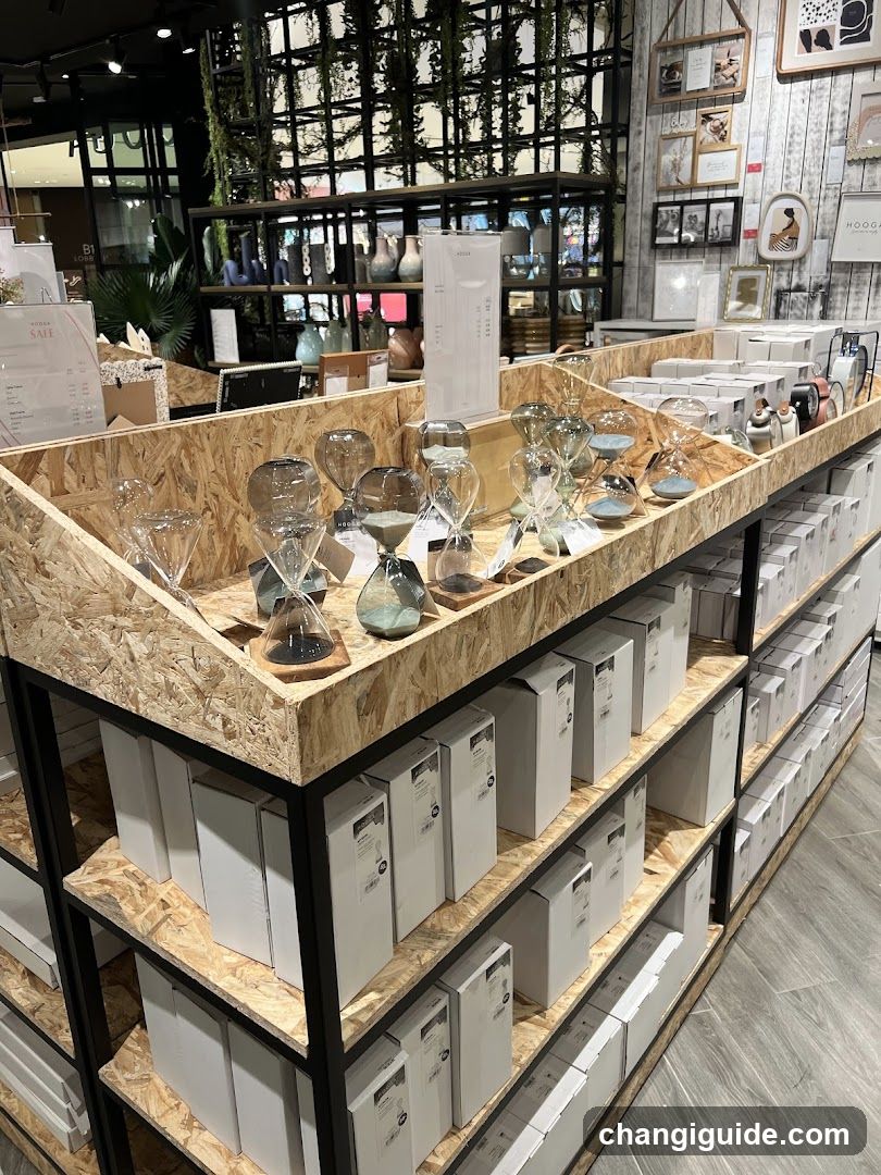 Hourglass Display in Store