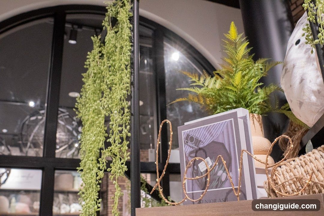 Indoor Plant Display with Decorative Card