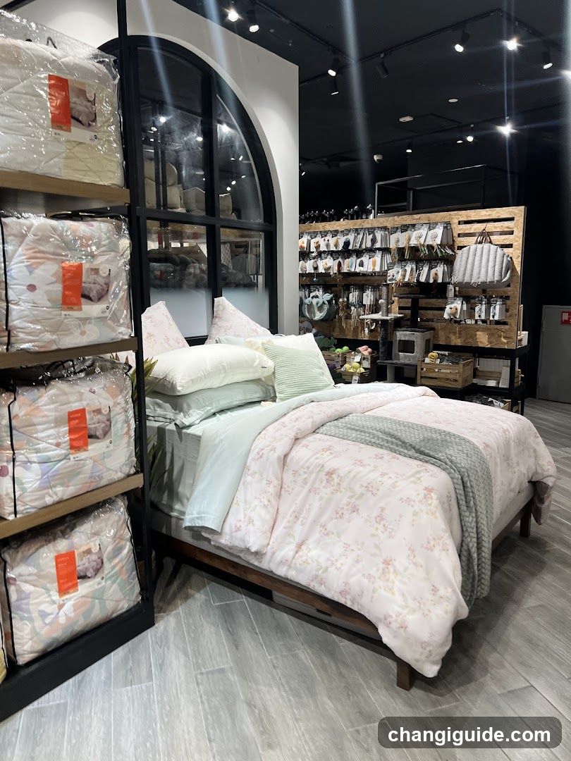 Bedding Store Interior Display