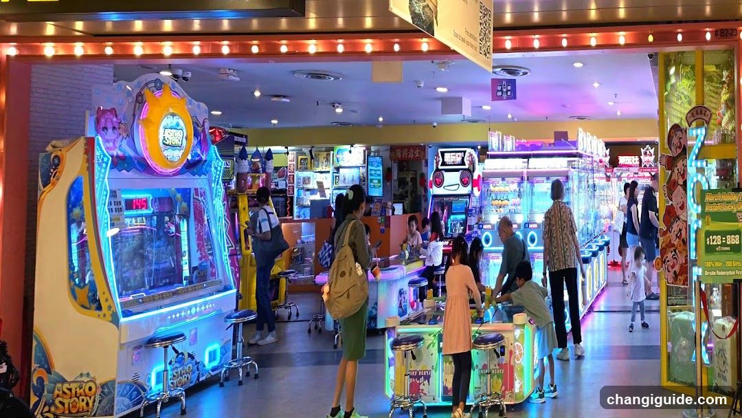 Arcade Game Hall Interior