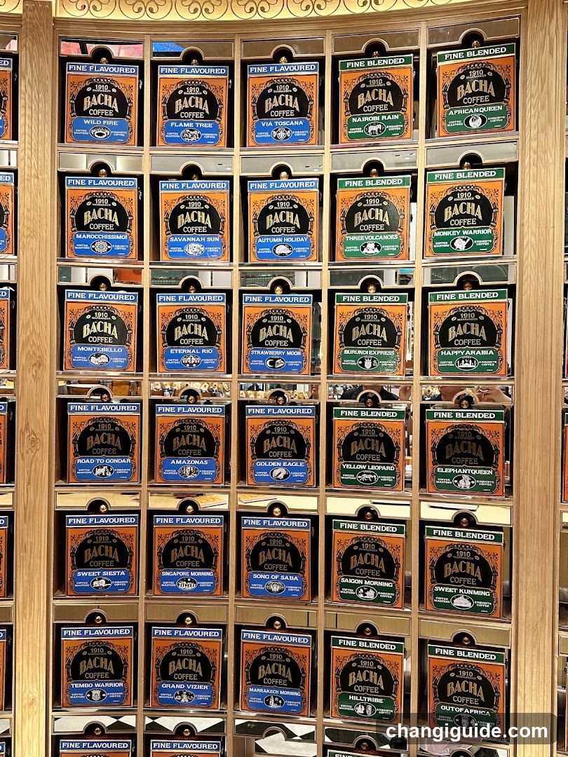 Bachá Coffee Display Wall