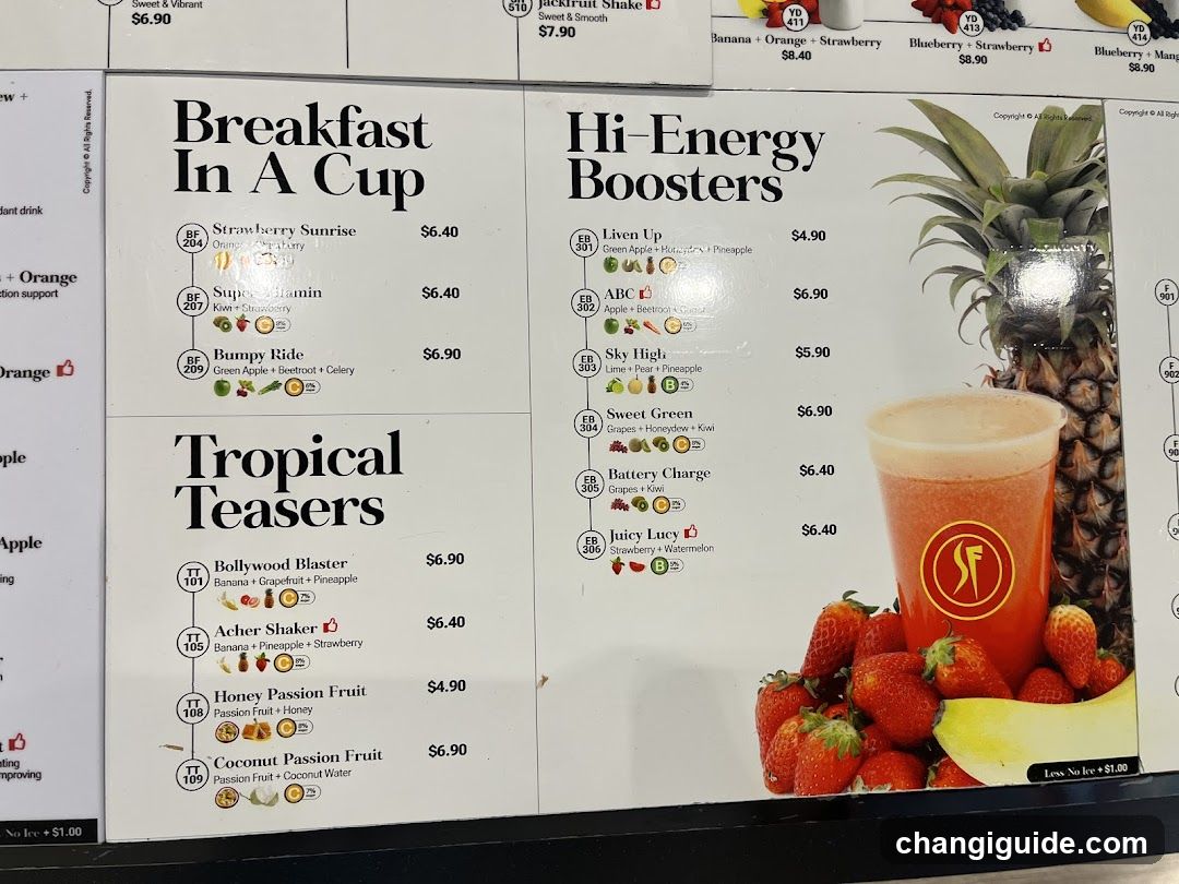 Smoothie Menu Board