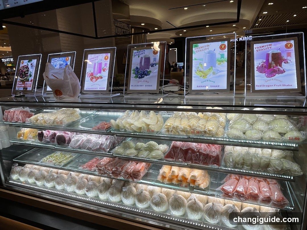 Food Display Case with Signage