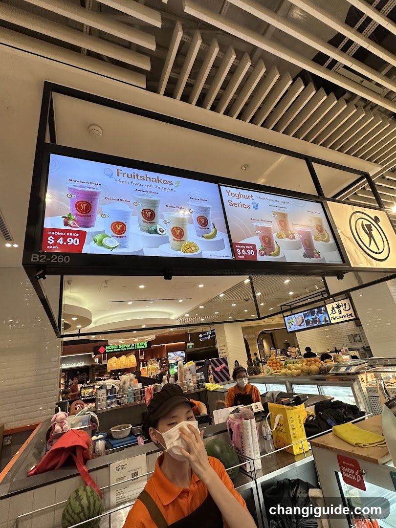 Fruit Juice Shop Interior