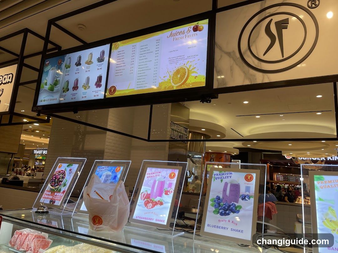Shake and Juice Shop Display