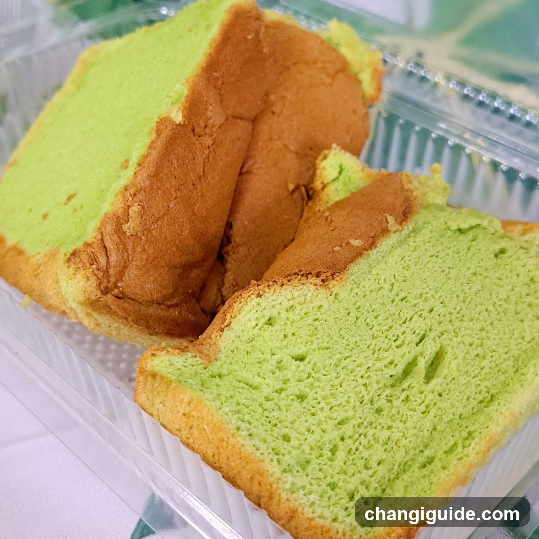 Matcha Bread Slices