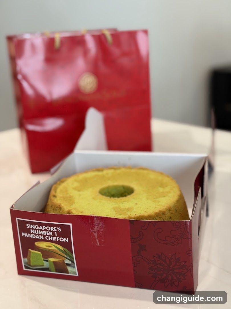 Pandan Chiffon Cake