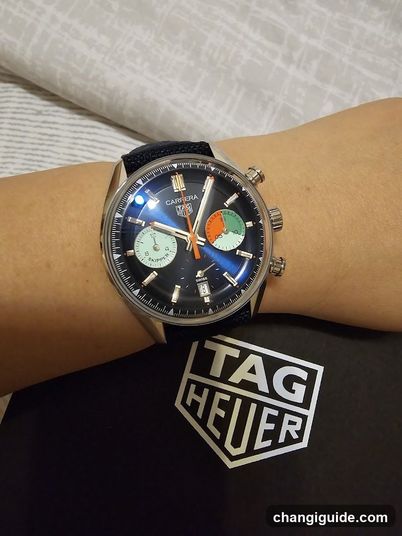 Tag Heuer Carrera Watch on Wrist
