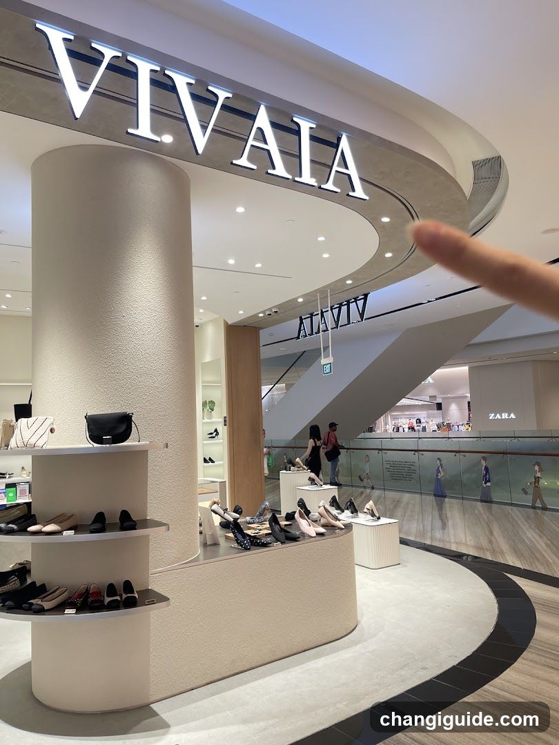 Vivaia Store Interior Display