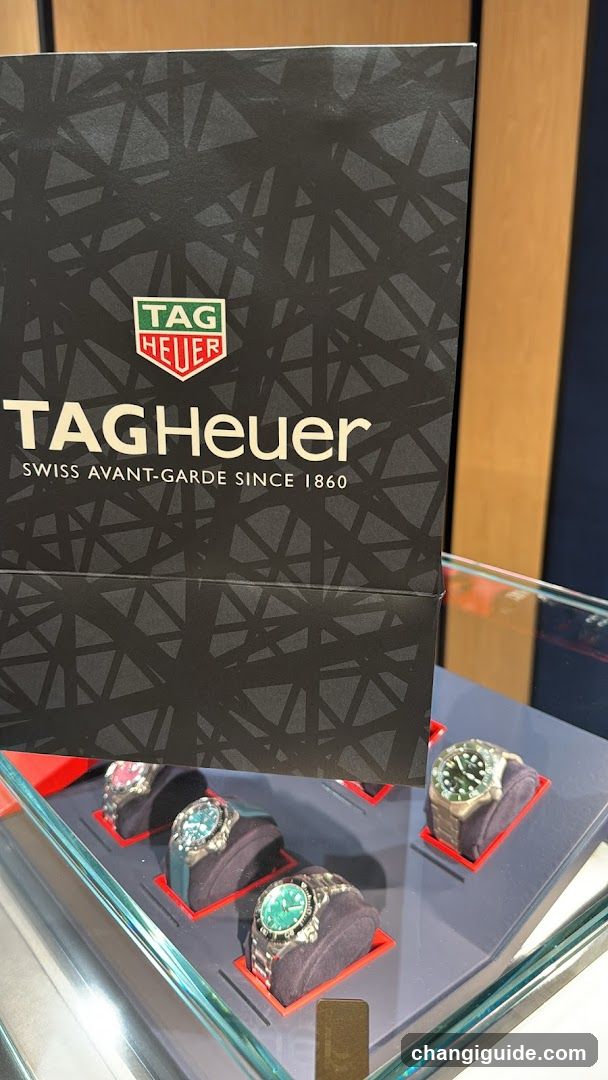 TAG Heuer Watch Display