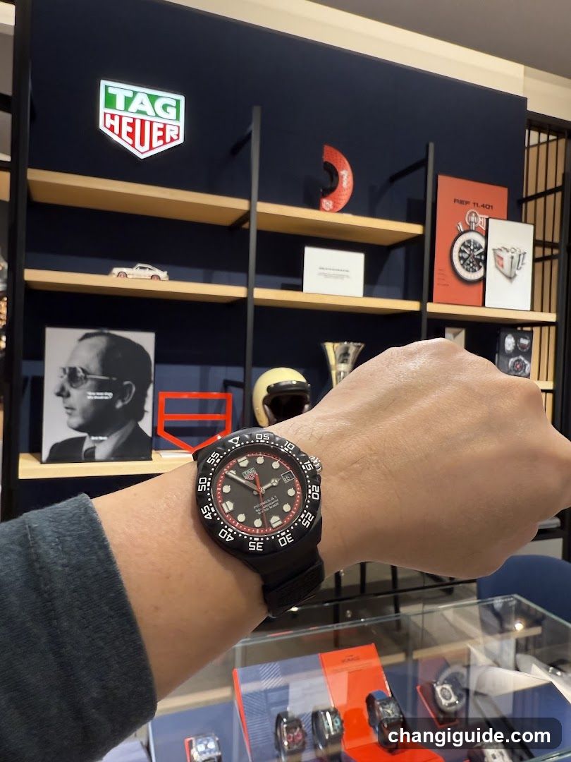 TAG Heuer Watch Display Interior