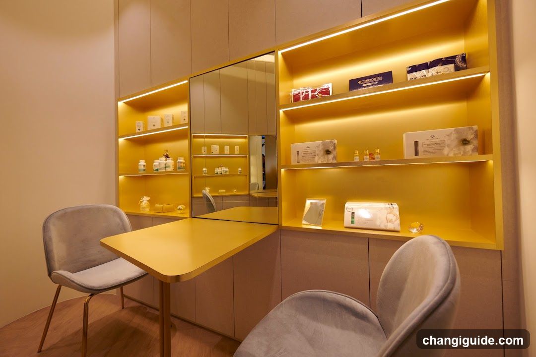 Yellow Interior Display
