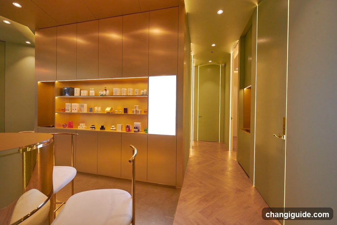 Interior of a modern retail space