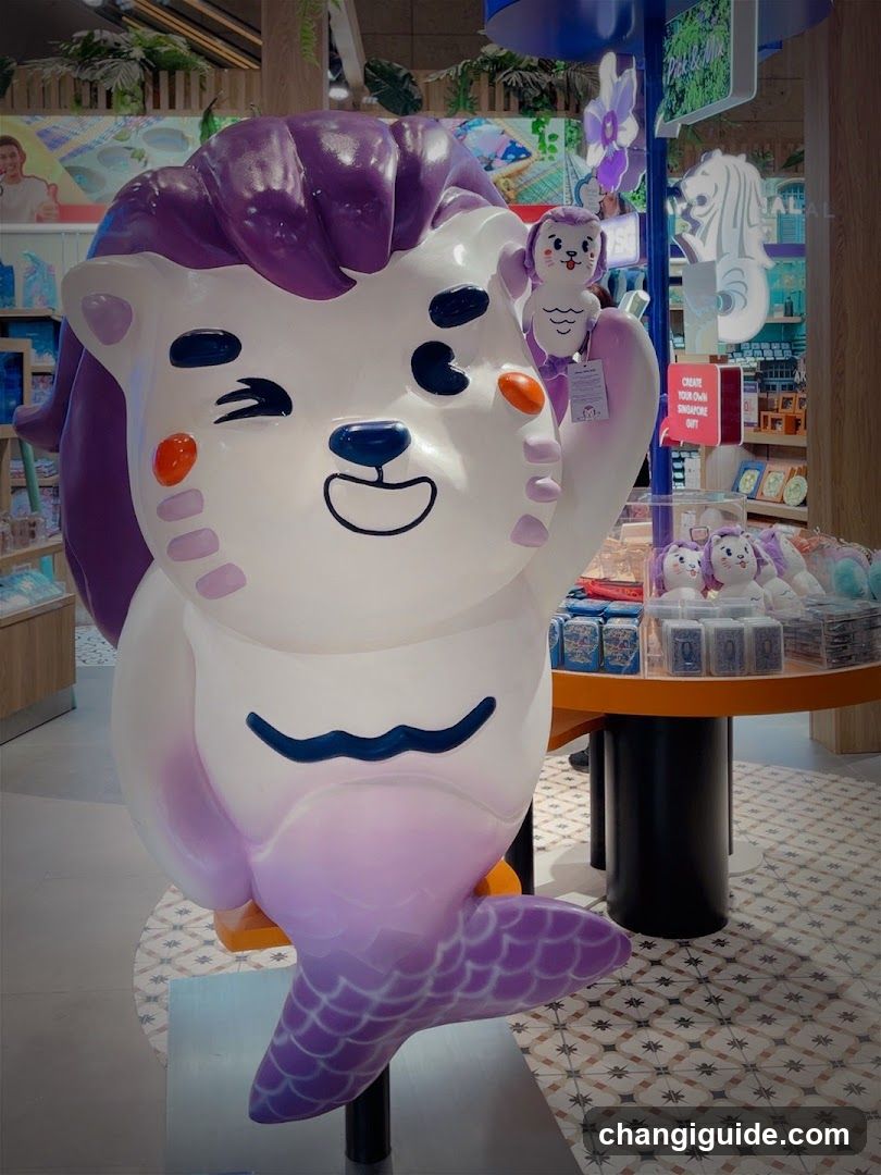 Mermaid Lion Display